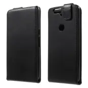 Vertical Flipfodral till Google Huawei Nexus 6P - Svart