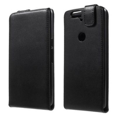 Vertical Flipfodral till Google Huawei Nexus 6P - Svart