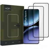 [2-Pack] Hofi OnePlus Nord 4 Mobilskal Härdat glas Skärmskydd - Svart