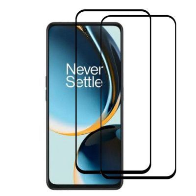 [2-Pack] OnePlus Nord CE 3 Lite Härdat Glas Skärmskydd - Svart