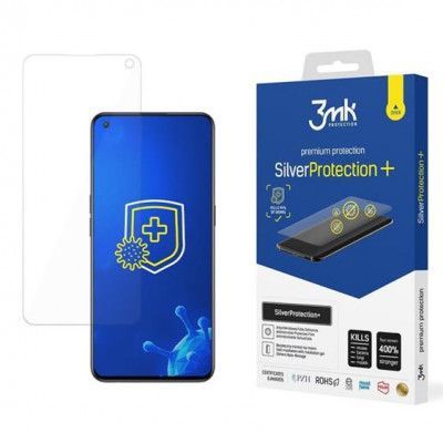 3MK Oneplus Nord CE 5G Plastfilm skärmskydd Silver Protection+