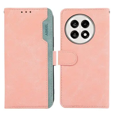 ABEEL Leather Case OnePlus 13R 5G Ace 5 Pro 5G Pink