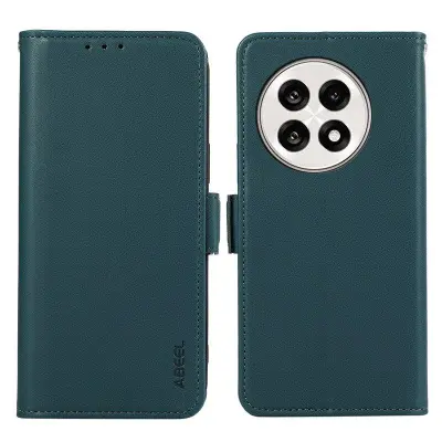 ABEEL OnePlus 13R 5G Fodral Läder med RFID Skydd - Grön