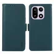ABEEL OnePlus 15 5G Plånboksfodral RFID-Skydd Konstläder - Grön (Grön)