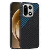 ABEEL Mobilskal till OnePlus 15 MagSafe Carbon Fiber - Blå (Svart/Blå)