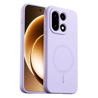 ABEEL OnePlus 15 Mobilskal MagSafe Silikon Skin Touch - Lila (Lila)