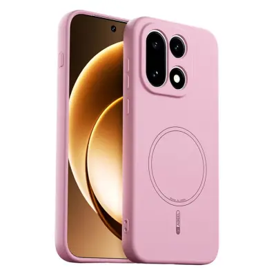ABEEL Mobilskal till OnePlus 15 MagSafe Silikon Skin Touch - Rosa (Rosa)