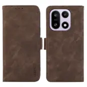 ABEEL OnePlus 15 Plånboksfodral RFID Blocking Konstläder - Brun (Brun)