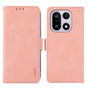 ABEEL OnePlus 15 Plånboksfodral RFID Blocking Konstläder - Rosa (Rosa)