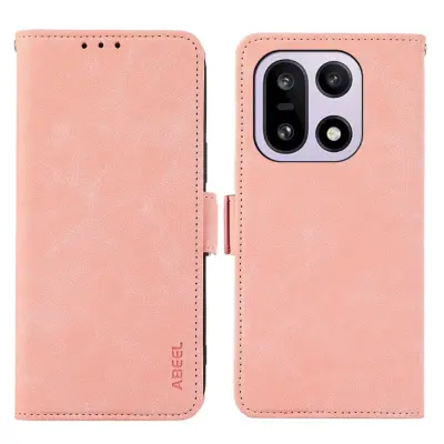 ABEEL OnePlus 15 Plånboksfodral RFID Blocking Konstläder - Rosa (Rosa)