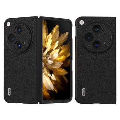 ABEEL OnePlus Open Mobilskal Äkta Läder Cow - Svart