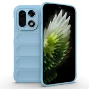 AMORUS Mobilskal till OnePlus 15 Rugged Soft TPU Shockproof - Blå (Babyblå)