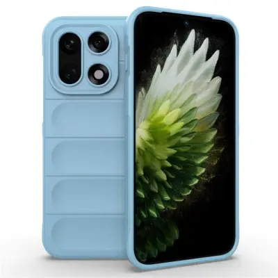 AMORUS Mobilskal till OnePlus 15 Rugged Soft TPU Shockproof - Blå (Babyblå)