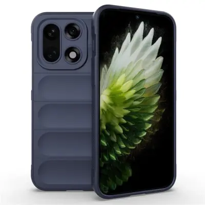 AMORUS OnePlus 15 Mobilskal Rugged Soft TPU Shockproof - Blå (Mörkblå)