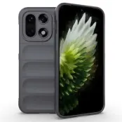 AMORUS Mobilskal till OnePlus 15 Rugged Soft TPU Shockproof - Grå (Mörkgrå)