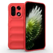 AMORUS Mobilskal till OnePlus 15 Rugged Soft TPU Shockproof (Röd)