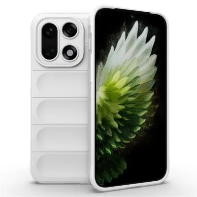 AMORUS OnePlus 15 Mobilskal Rugged Soft TPU Shockproof - Vit (Vit)