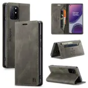 AUTSPACE OnePlus 8T Wallet Fodral KonstLäder - Kaffe