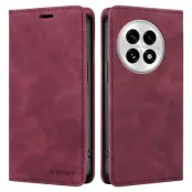 BETOPNICE 003 för OnePlus 13 Plånboksfodral Konstläder - Röd