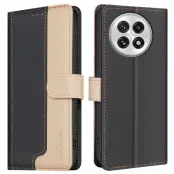 BINFEN COLOR BF33 för OnePlus 13 Plånboksfodral Konstläder - Svart