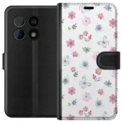 Plånboksfodral till OnePlus 10 Pro med Blommor och fjärillar