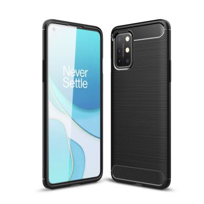 Carbon Fiber Mobilskal till Oneplus 8T - Svart