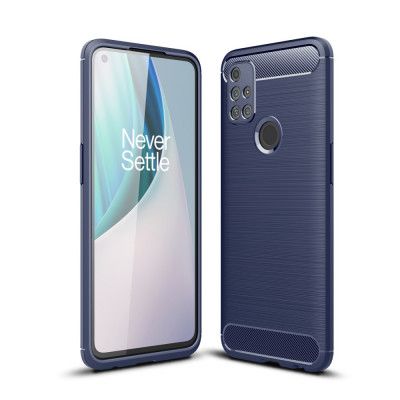 Carbon Fiber Mobilskal till Oneplus Nord N10 5G - Svart