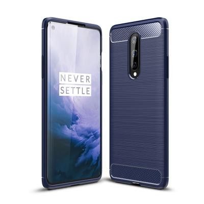Carbon Fibre Skal OnePlus 8 - Blå