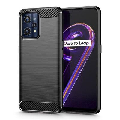 Carbon TPU Skal Realme 9 Pro / OnePlus Nord CE 2 Lite - Svart