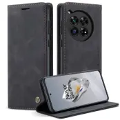 CASEME 013 OnePlus 12 5G Mobilskal Business Stil med Kortfack - Svart