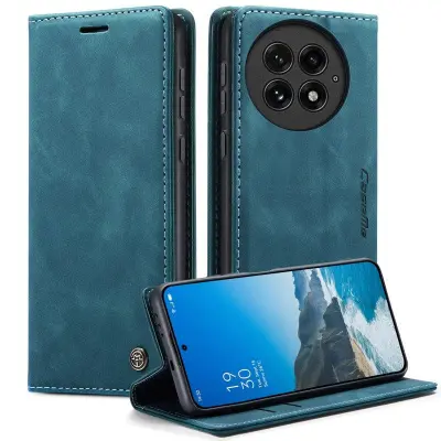 CASEME 013 Plånboksfodral för OnePlus 13 KonstLäder - Blå