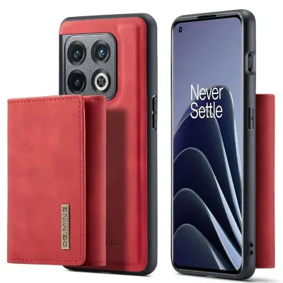 DG.MING M1 Series OnePlus 10 Pro 5G Skal med Ställ - Röd