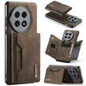 DG.MING M2 Series OnePlus 13 Skal PU + PC + TPU - Kaffe