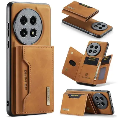 DG.MING M2 Series OnePlus 13 Skal PU PC TPU Fodral - Brun