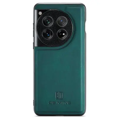 DG.MING OnePlus 12 5G Skal Läder+PC+TPU Stöttålig Grön