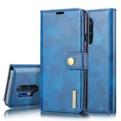 DG.MING OnePlus 8 Pro Fodral 2-i-1 Läder Wallet Blå