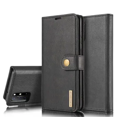 DG.MING Wallet Split Leather Cover OnePlus 8T Fodral Svart