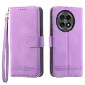 DIERFENG DF-03 Plånboksfodral för OnePlus 13R 5G Konstläder - Lila