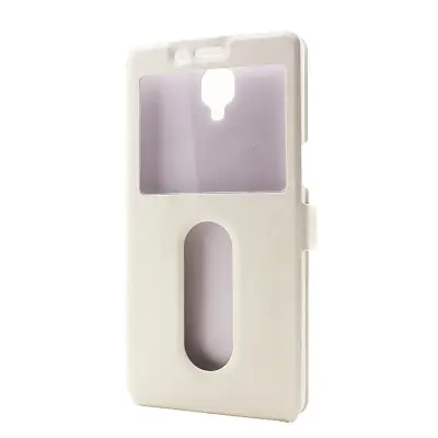 Dual View Mobilfodral till Oneplus 3 - Vit