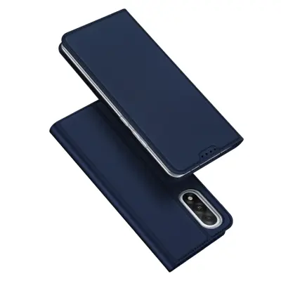 DUX DUCIS Skin Pro OnePlus Nord 5 Plånboksfodral PU Läder Läder - Blå