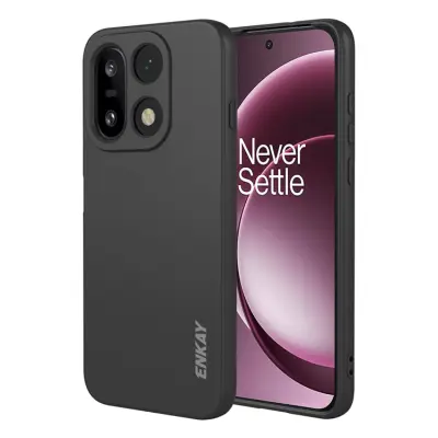 Enkay HAT PRINCE OnePlus 15 Mobilskal Straight Silikon (Svart)