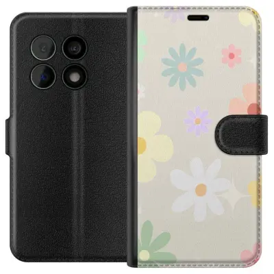 Plånboksfodral till OnePlus 10 Pro med fejdande blommor