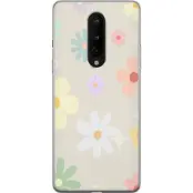 Mobilskal till OnePlus 8 med fejdande blommor