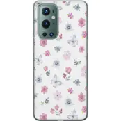 Mobilskal till OnePlus 9 Pro med Blommor och fjärillar