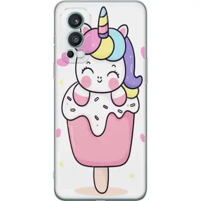 Mobilskal till OnePlus Nord 2 5G med Glad enhörning