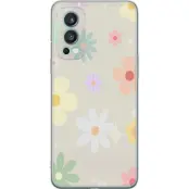 Mobilskal till OnePlus Nord 2 5G med fejdande blommor