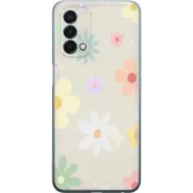 Mobilskal till OnePlus Nord N200 5G med fejdande blommor