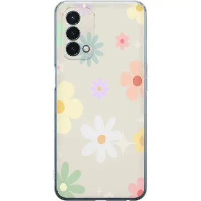 Mobilskal till OnePlus Nord N200 5G med fejdande blommor