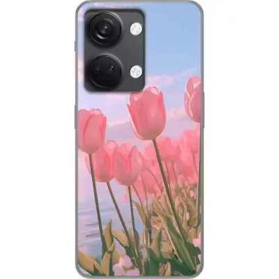 Mobilskal till OnePlus Nord 3 med Rosa Tulpaner