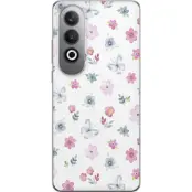 Mobilskal till OnePlus Nord CE4 med Blommor och fjärillar